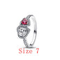 Valentine'S Day Red Christmas Apple Gift Dangle Charms Beads 925 Sterling Silver Fit Original Heart Bracelet Women Jewelry