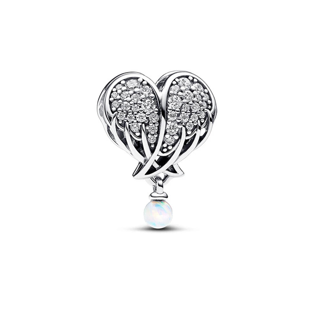 Infinity Love Mother Daughter Mum Heart Charms for Original 925 Charms Bracelet Silver Charm Bead for Mother'S Day Gift Jewelry