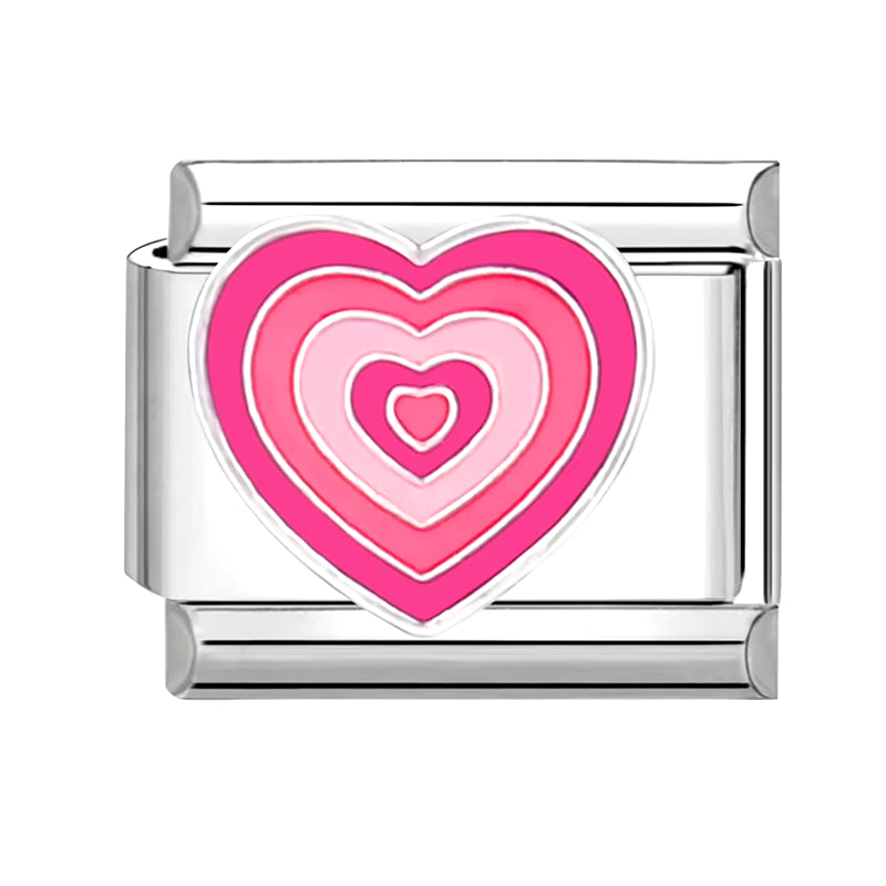 Fashion Devil Eyes Heart Star Flowers Italian Charm Links Stainless Steel Fit 9Mm Bracelet Jewelry DIY Making Gifts Wholesale