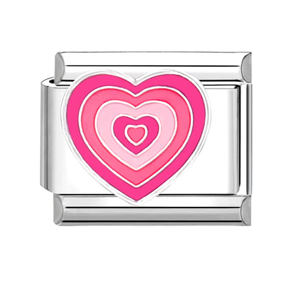 Fashion Devil Eyes Heart Star Flowers Italian Charm Links Stainless Steel Fit 9Mm Bracelet Jewelry DIY Making Gifts Wholesale