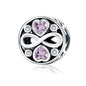 925 Silver Charm Collection 925 Sterling Silver Dazzling CZ Beads Fit Bracelets & Bangles Fine Jewelry BSC039