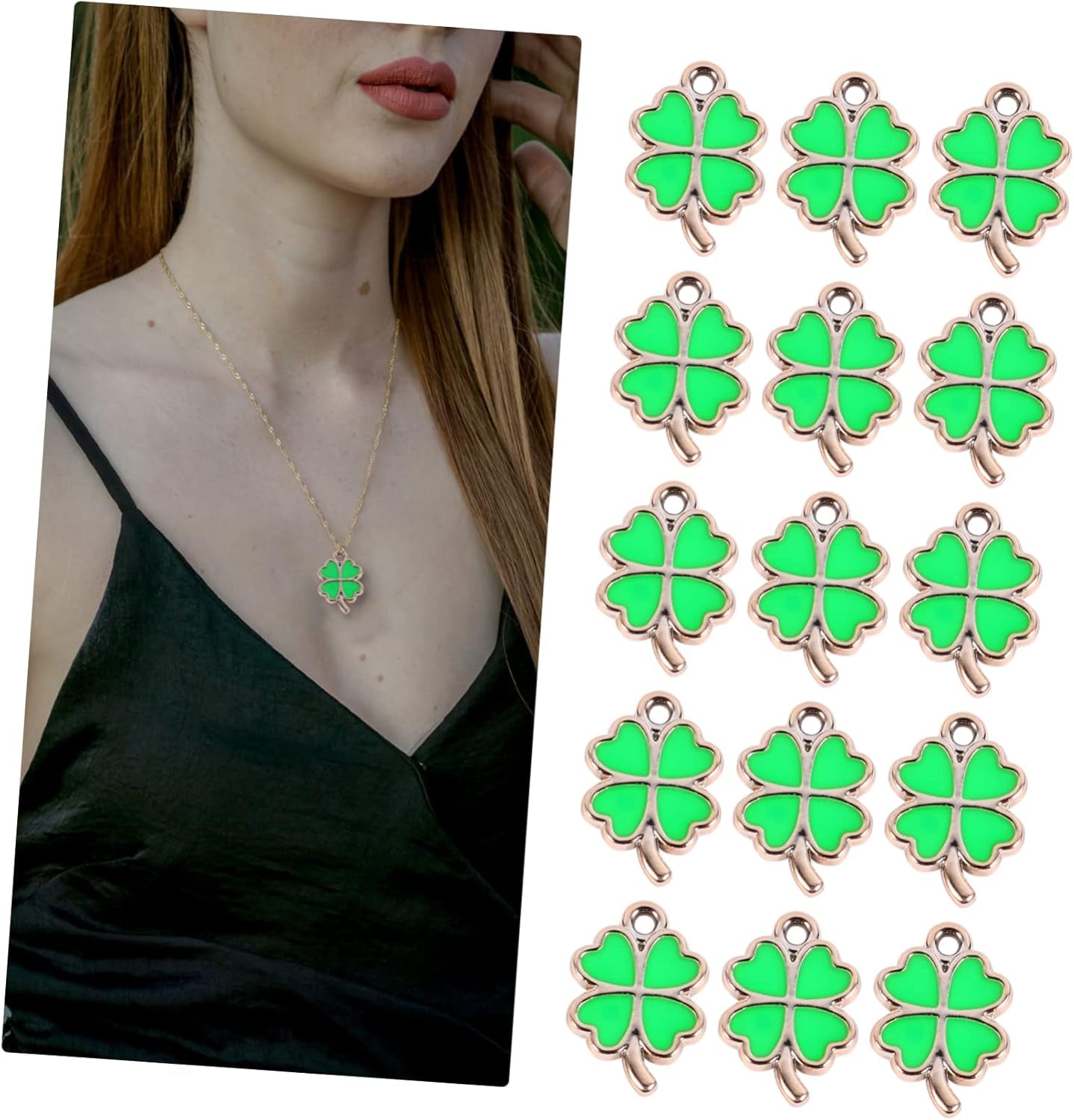 50 Pcs Accessories Pendant Jewelry DIY Jewelry Pendant Phone Pendant Patricks Day Jewelry Prendant