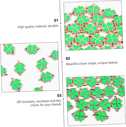 50 Pcs Accessories Pendant Jewelry DIY Jewelry Pendant Phone Pendant Patricks Day Jewelry Prendant