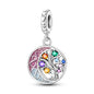 Pink Series Charms 925 Silver Perfume Butterfly Charm Beads Pendent Dangle Fit Original Bangle Charm Bracelet DIY Women Jewelry