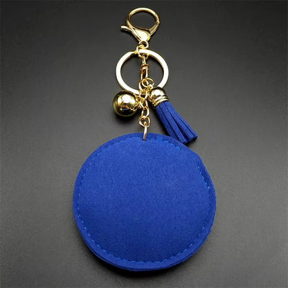 Purse Charm Evil Eye Braided - Blue