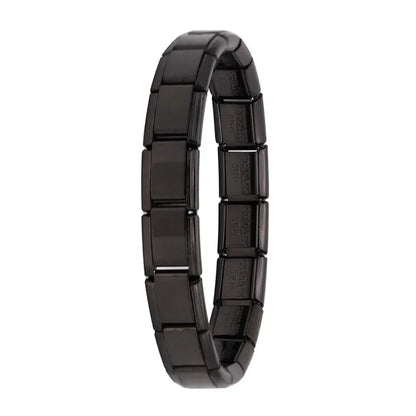New Women'S Jewelry 9Mm Width Itanlian Elastic Charm Bracelet Fashion Stainless Steel Bangle ST-