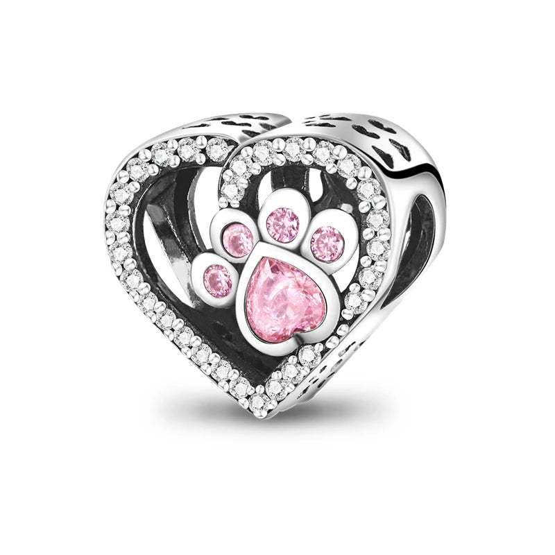Pink Series Charms 925 Silver Perfume Butterfly Charm Beads Pendent Dangle Fit Original Bangle Charm Bracelet DIY Women Jewelry