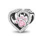 Pink Series Charms 925 Silver Perfume Butterfly Charm Beads Pendent Dangle Fit Original Bangle Charm Bracelet DIY Women Jewelry