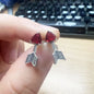 Valentine'S Day Red Christmas Apple Gift Dangle Charms Beads 925 Sterling Silver Fit Original Heart Bracelet Women Jewelry