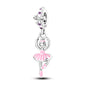 Pink Series Charms 925 Silver Perfume Butterfly Charm Beads Pendent Dangle Fit Original Bangle Charm Bracelet DIY Women Jewelry