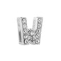 High Quality Silver Plated  Letter - W (Specific for the High Quality Silver Plated Bracelet)