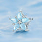 925 Sterling Silver Glacier Charm - Snowflake