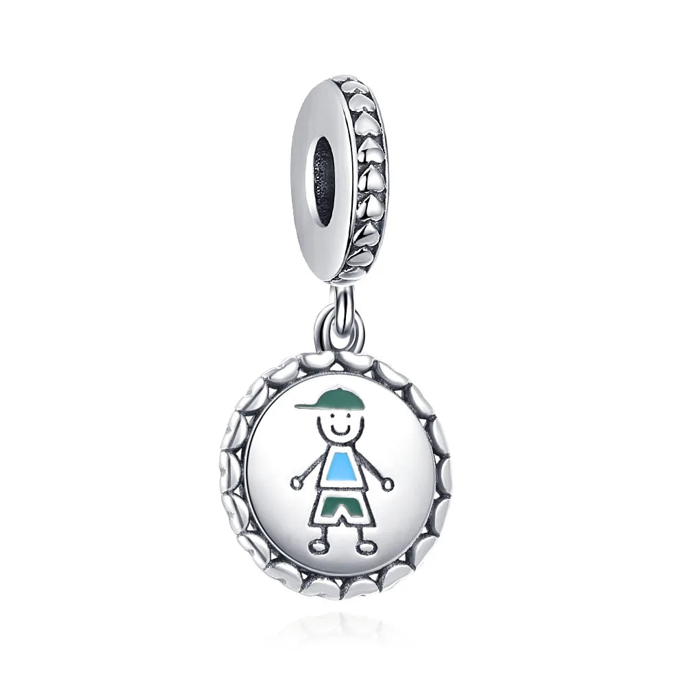 New 925 Sterling Silver Best Friend Soul Companion Dangle Charm Diy Fit Original Pendant Charm Bracelet Women Fashion Jewelry