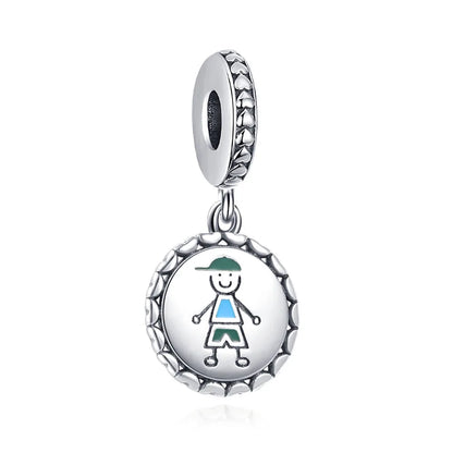 New 925 Sterling Silver Best Friend Soul Companion Dangle Charm Diy Fit Original Pendant Charm Bracelet Women Fashion Jewelry