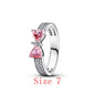 Valentine'S Day Red Christmas Apple Gift Dangle Charms Beads 925 Sterling Silver Fit Original Heart Bracelet Women Jewelry