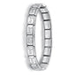 New Women'S Jewelry 9Mm Width Itanlian Elastic Charm Bracelet Fashion Stainless Steel Bangle ST-