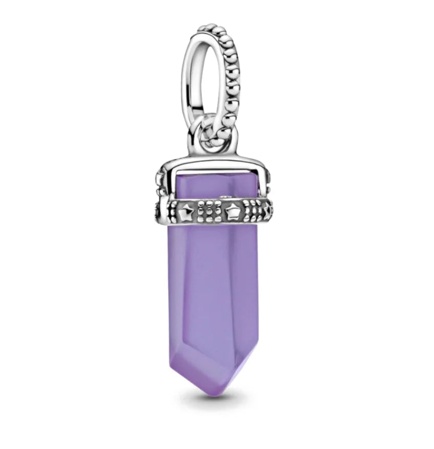 Matte Green Purple Pink Blue Murano Glass Charm Charms for Original 925 Charms Bracelet Silver Charm Bead for Women Jewelry