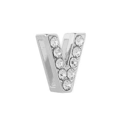 High Quality Silver Plated  Letter - V (Specific for the High Quality Silver Plated Bracelet)