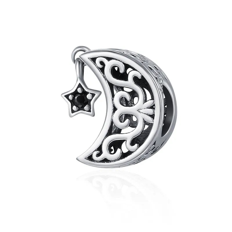 925 Silver Charm Collection 925 Sterling Silver Dazzling CZ Beads Fit Bracelets & Bangles Fine Jewelry BSC039
