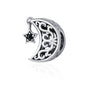 925 Silver Charm Collection 925 Sterling Silver Dazzling CZ Beads Fit Bracelets & Bangles Fine Jewelry BSC039