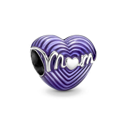 Infinity Love Mother Daughter Mum Heart Charms for Original 925 Charms Bracelet Silver Charm Bead for Mother'S Day Gift Jewelry